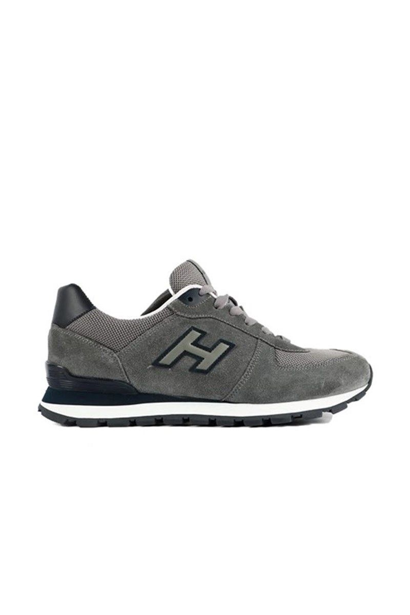 Hammer Jack Men's Sports Genuine Leather Shoes - Gray #368166