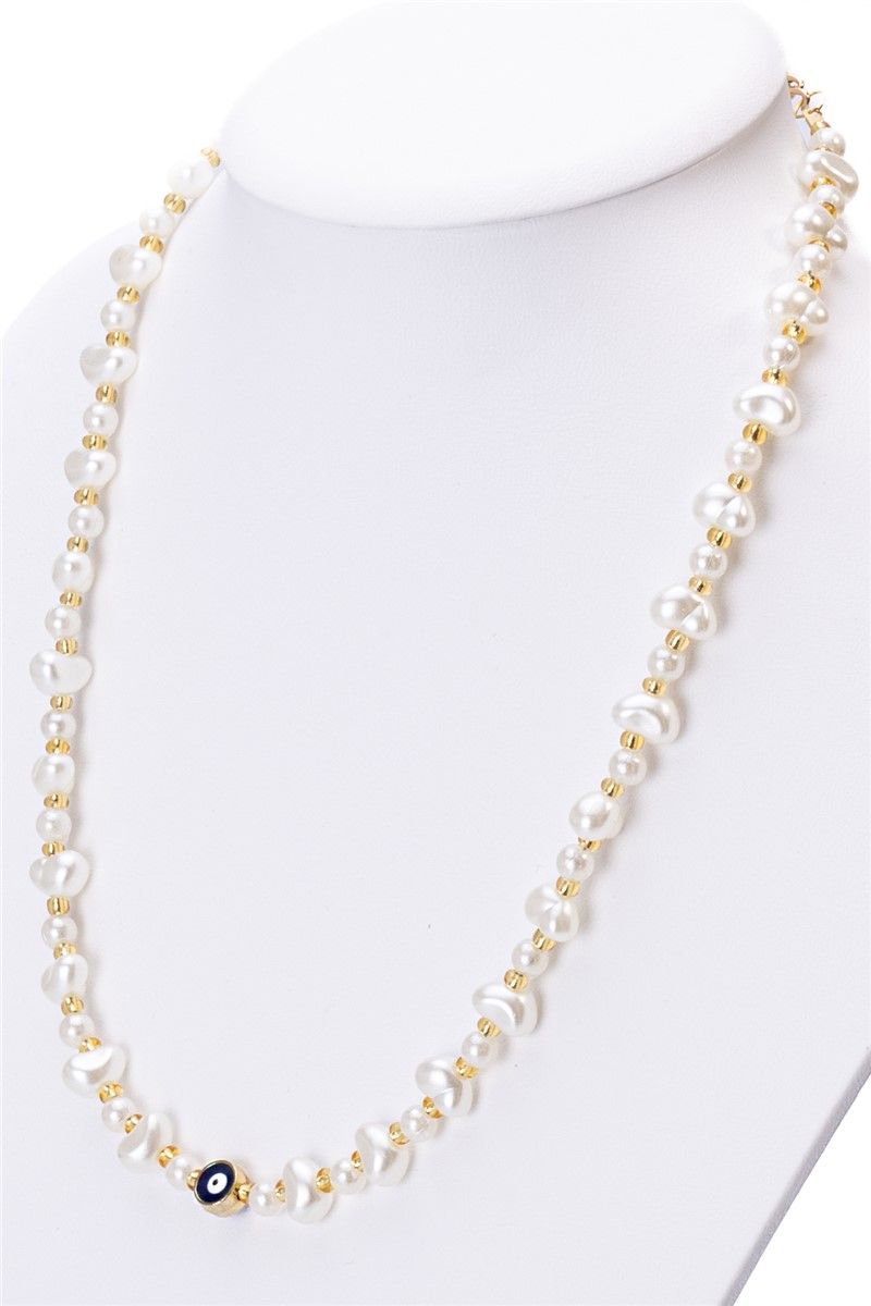 Collana donna con perle - Bianco #363293