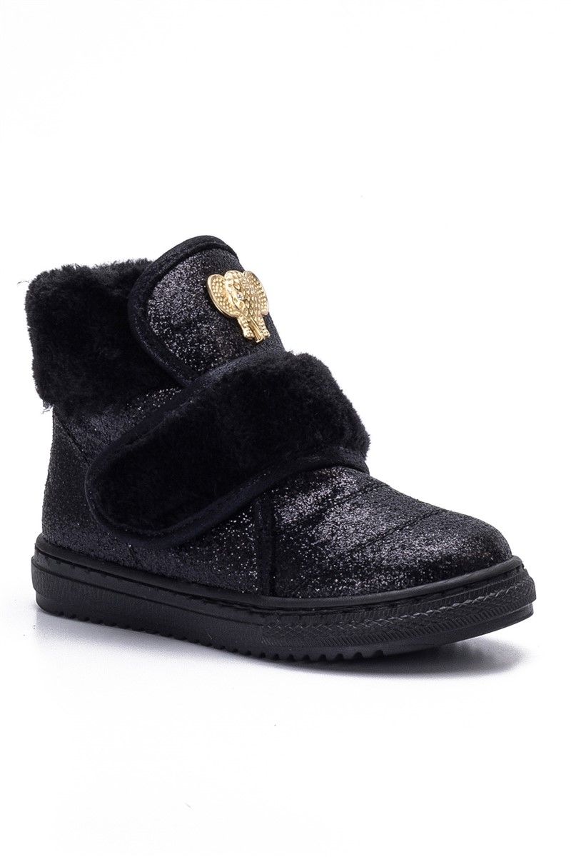 Velcro Kids Boots 94 - Black #364174
