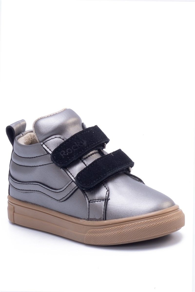 Kids Velcro Boots RK002 - Platinum #362776