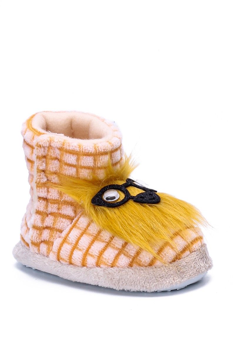 Children's slippers PN03 - Yellow #363342