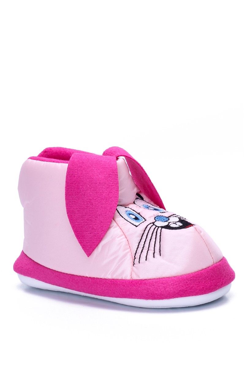 Children's House Slippers PN04 - Pink #363345