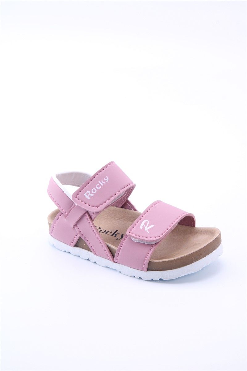 Children's Velcro Sandals 112 - Pink #360044