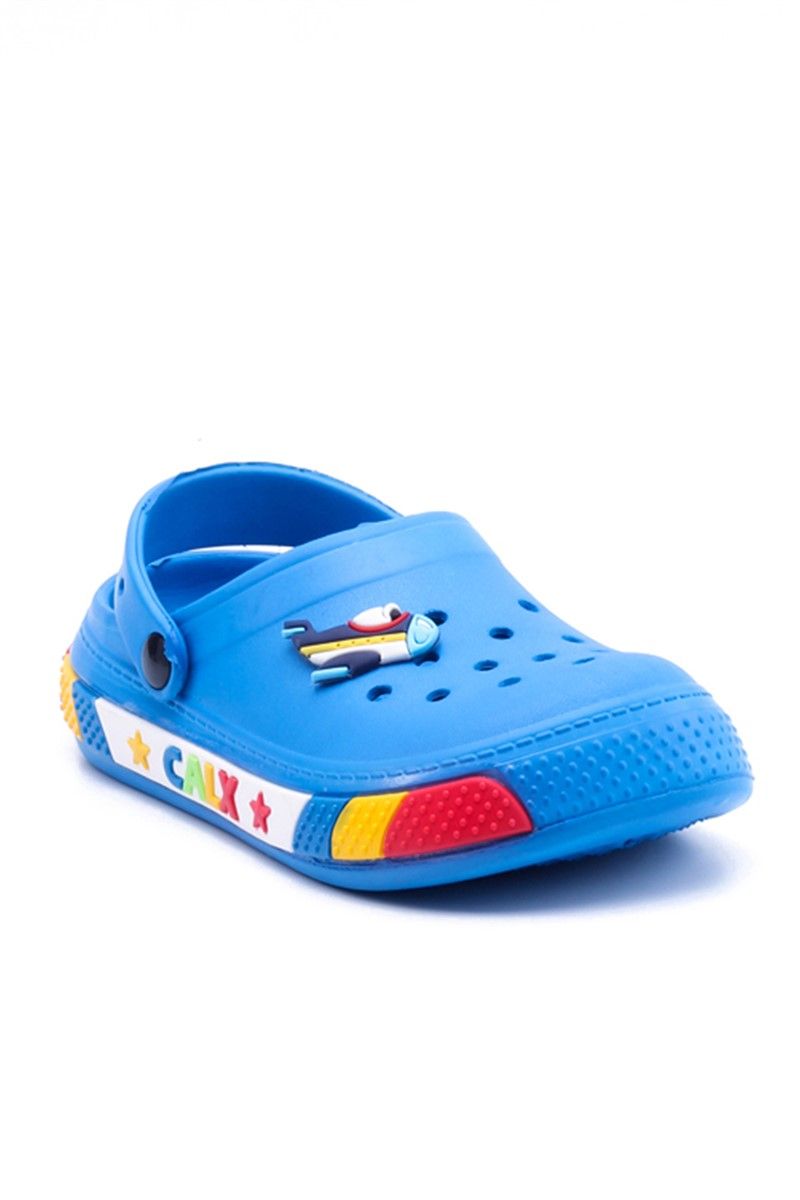 Sandali con zoccoli per bambini CL03 - Azzurro #360758
