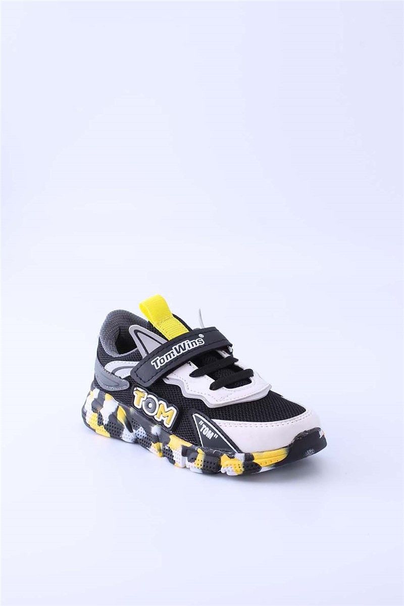 Scarpe Sportive per Bambini con Chiusura in Velcro 1017 - Nero #360021