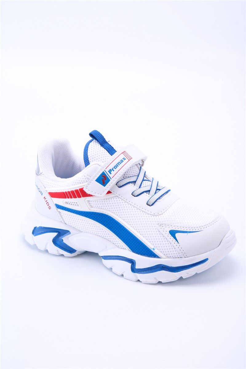 Children's Sports Shoes 1781 - White with Blue #360090