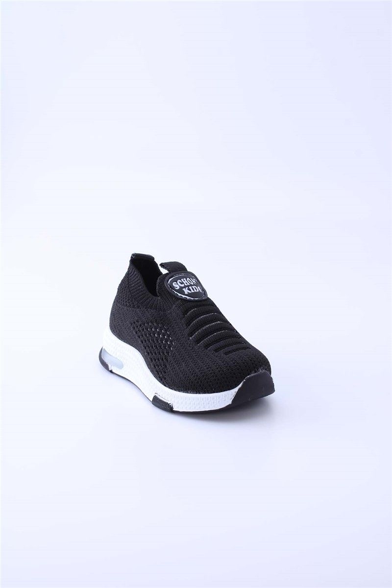 Children's textile sports shoes 3001 - Black #360253