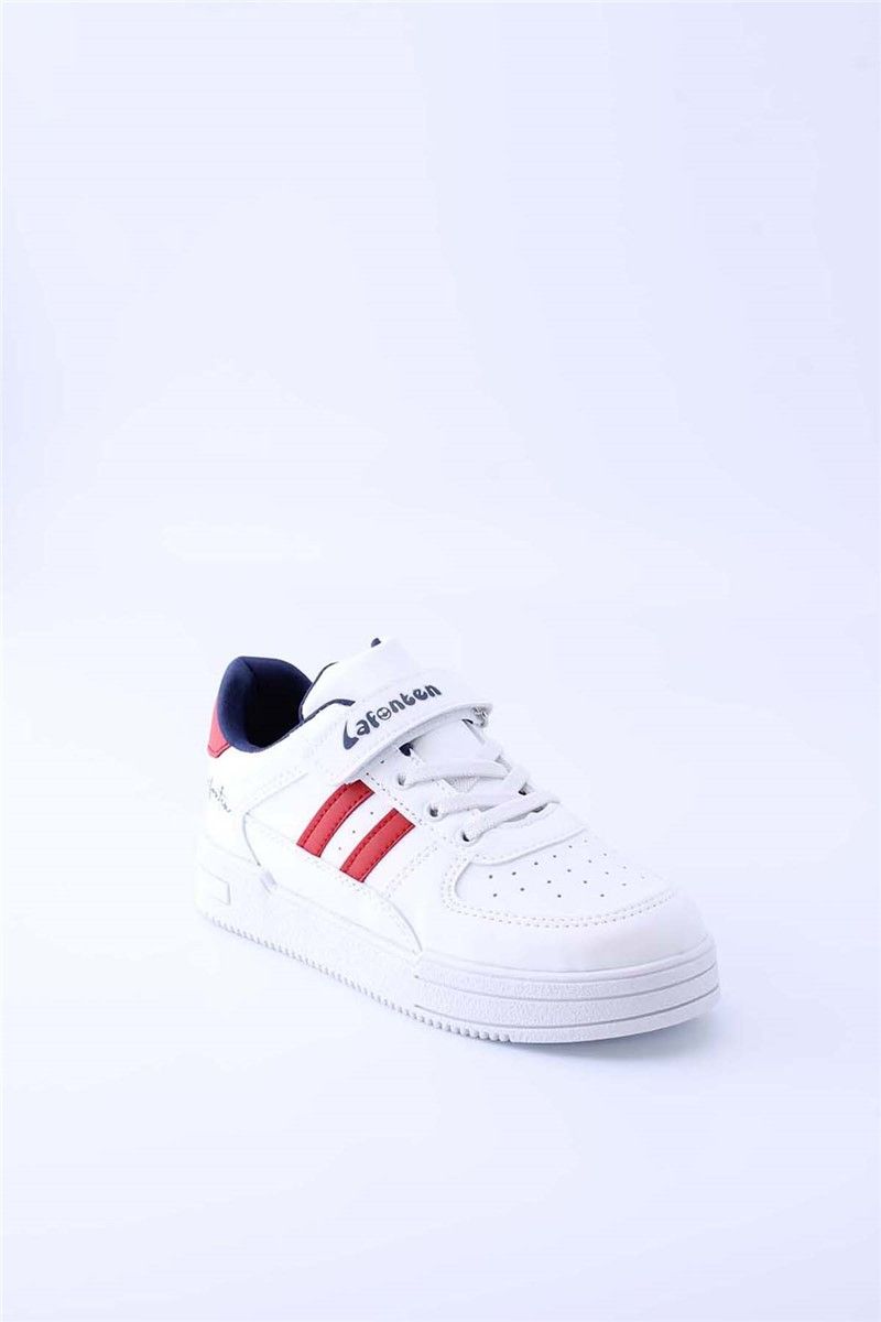 Dječje sportske cipele 5555 - bijele s plavim #360452