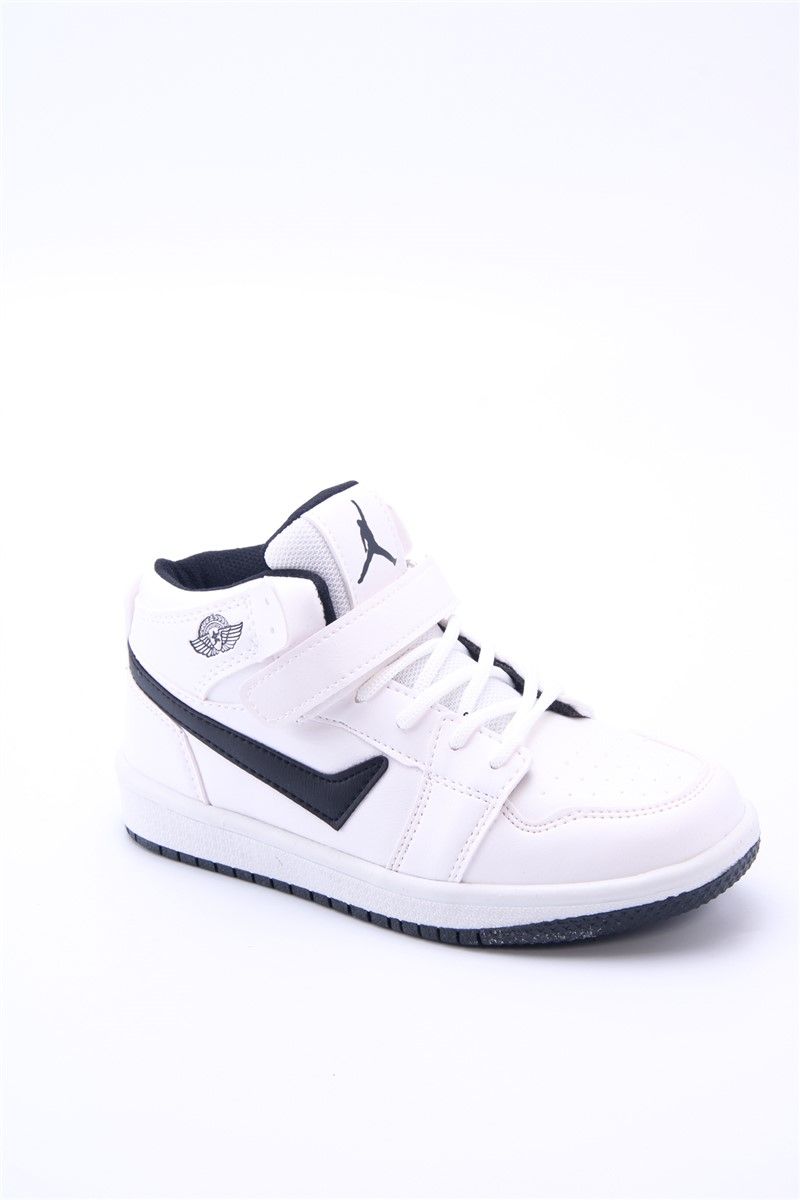 Children's Velcro Sports Shoes 7169 - White #360653