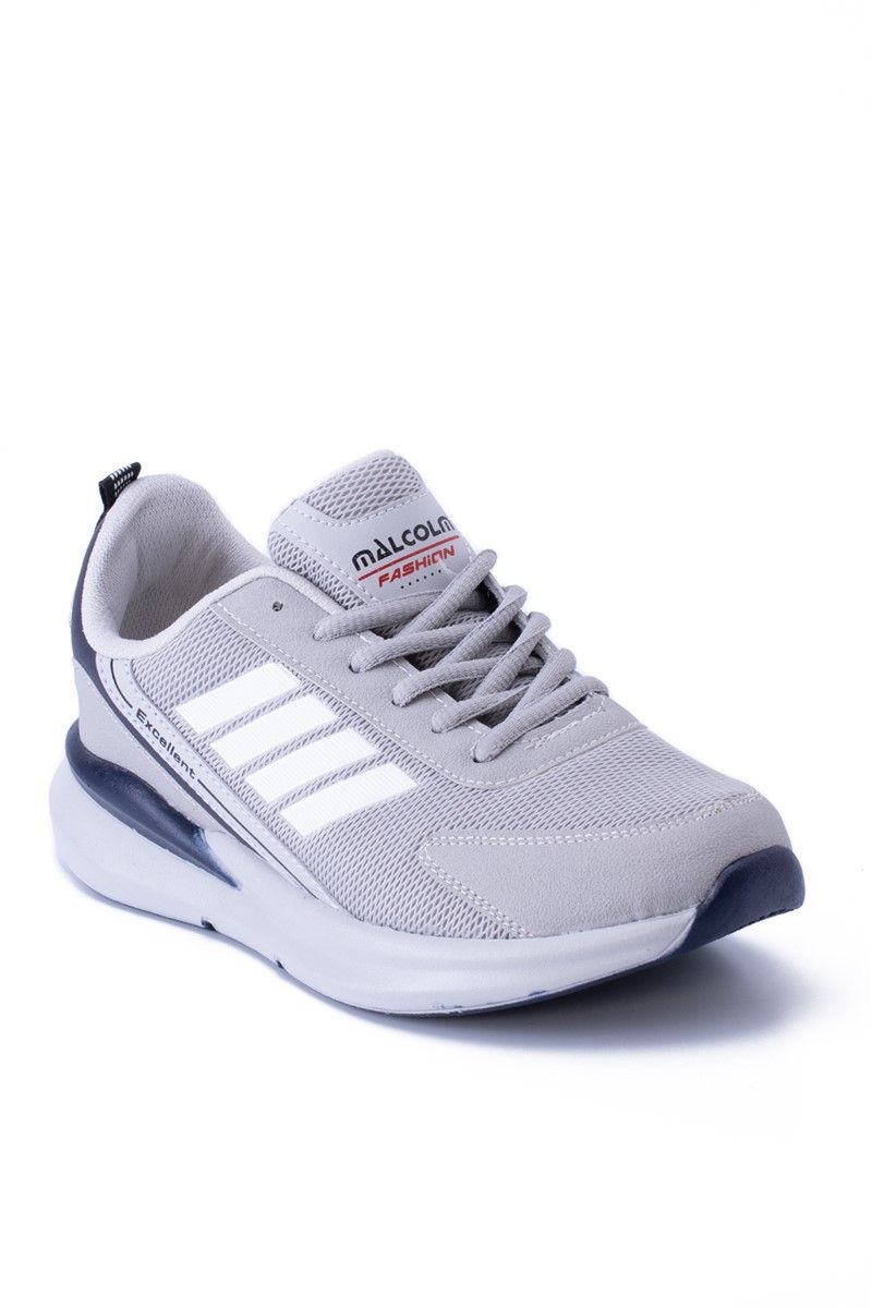 Muške sportske cipele EZ1537 - sive s bijelom #361007
