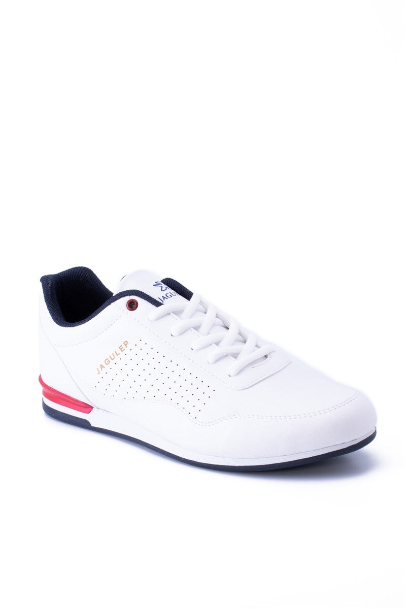 Men's Sports Shoes EZ2554 - White with Blue #361031