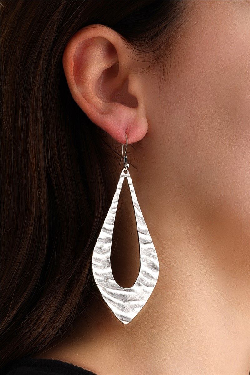 Women's Silver Plated Earrings EYY1168 - Silver #370038