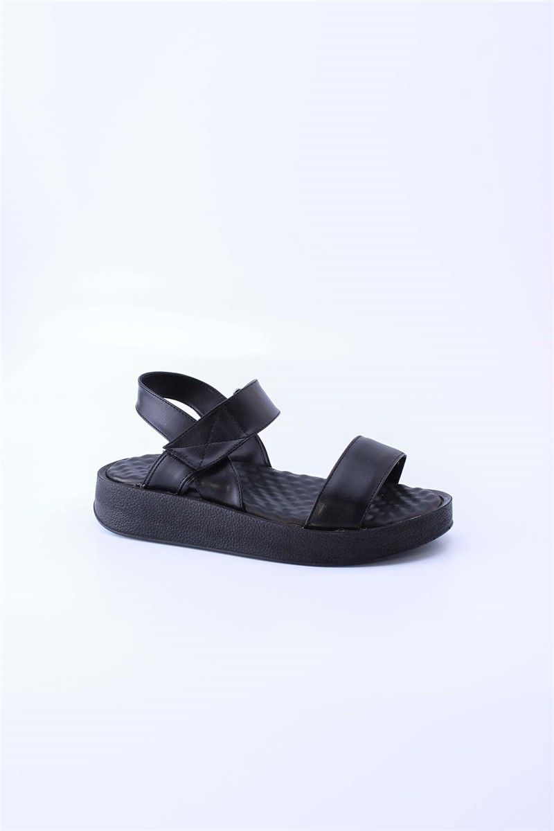 Ženske sandale ENSA 7055 - crne #360555