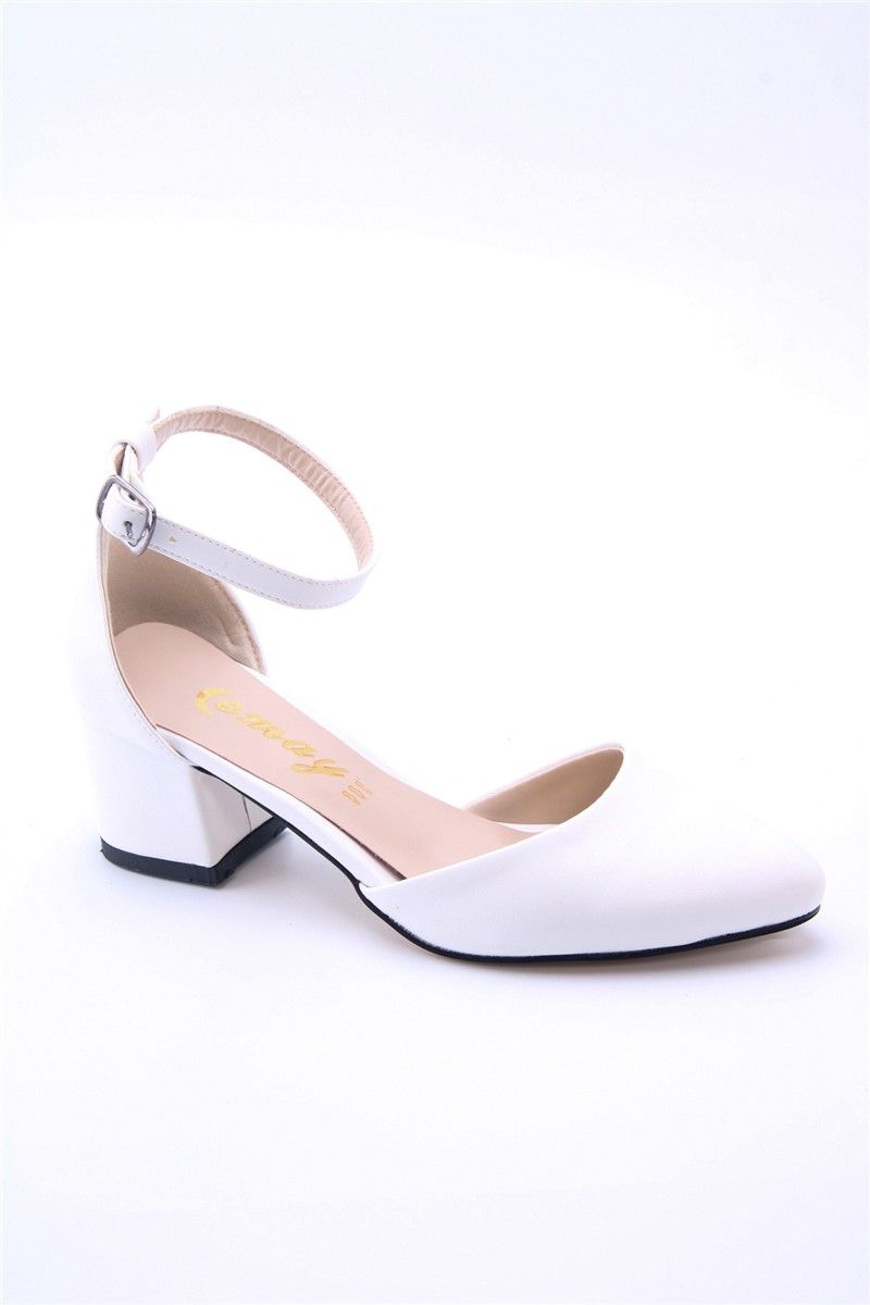 Elegantne ženske cipele 2670 - bijele #360195