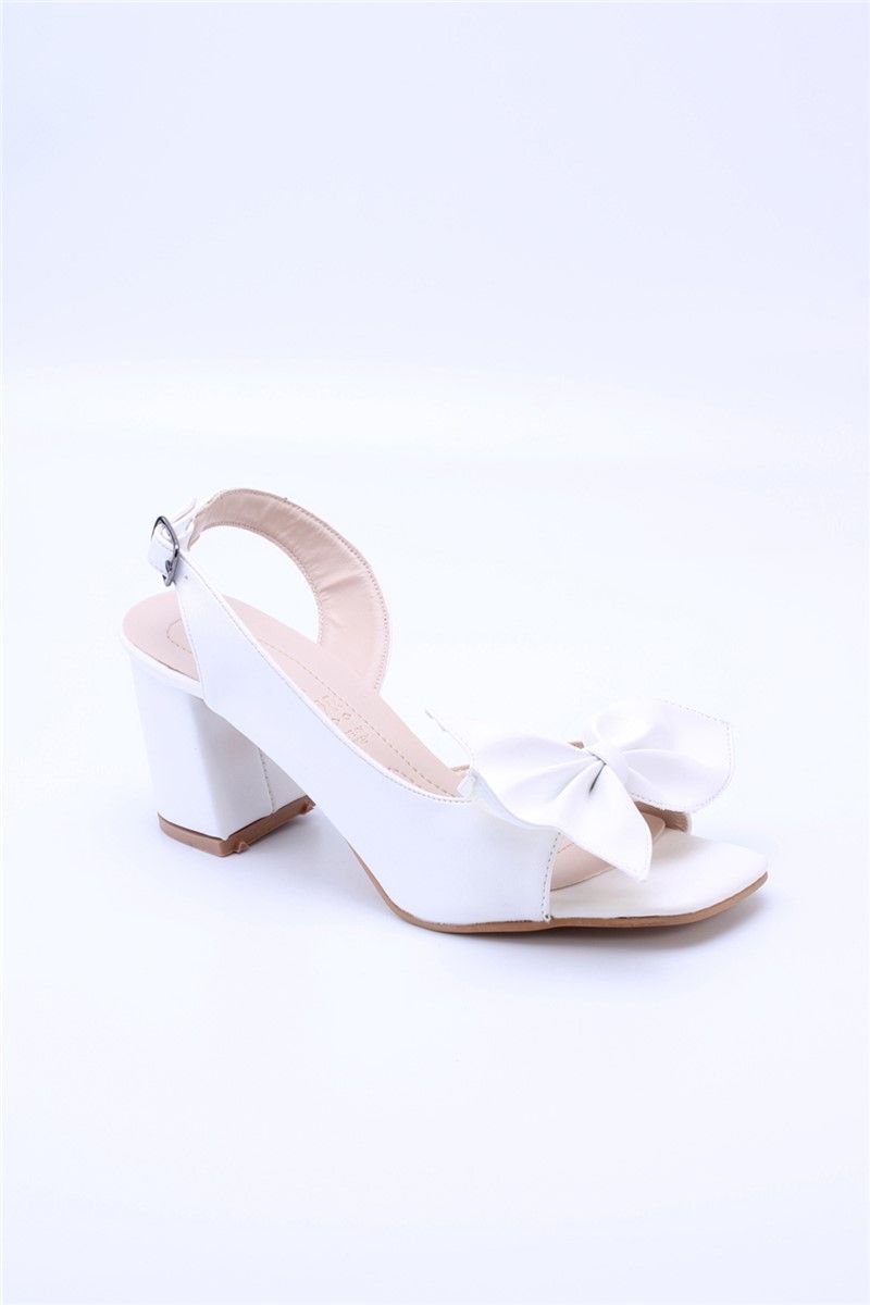 Women's Heeled Shoes 7128 - White #360630