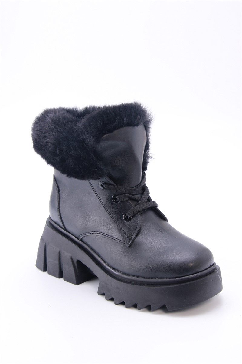Women's Down Boots 3201 - Black #360267