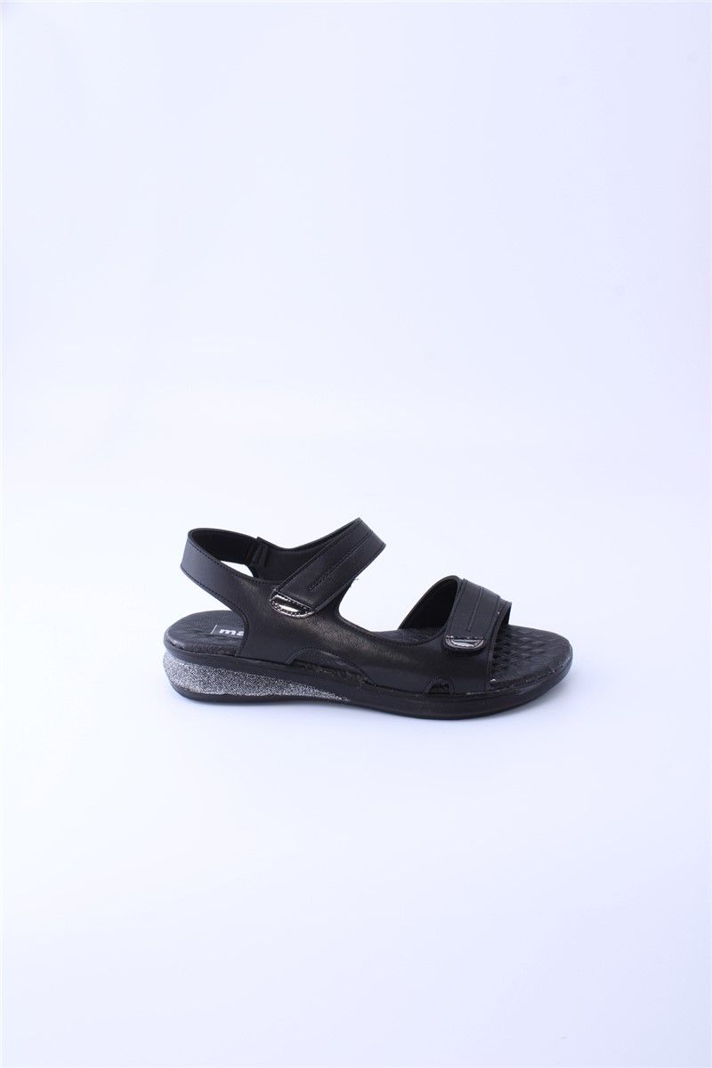 Ženske svakodnijevne sandale 7137 - crne #360634