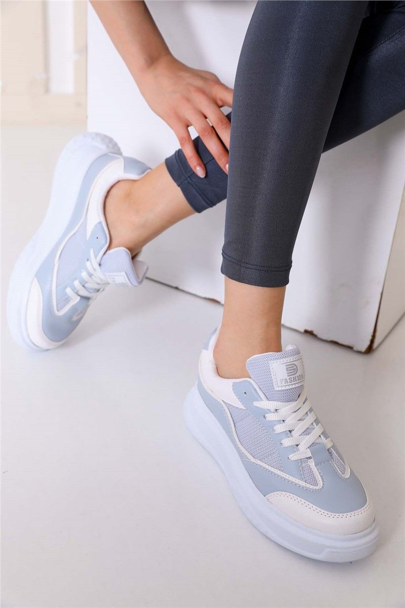 Ženska sportske cipele 0153 - plavo-bijela #360005