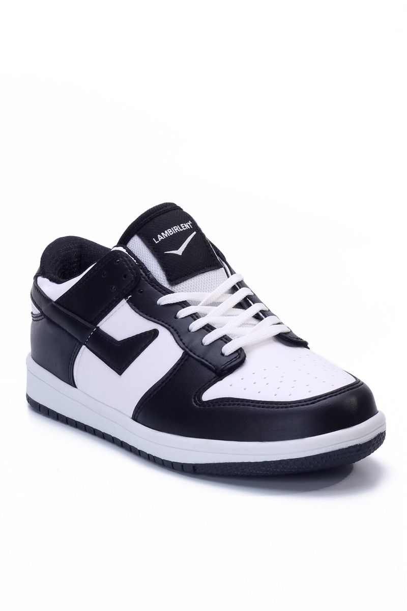 Women's Sports Shoes 8070K - Black-White #360703