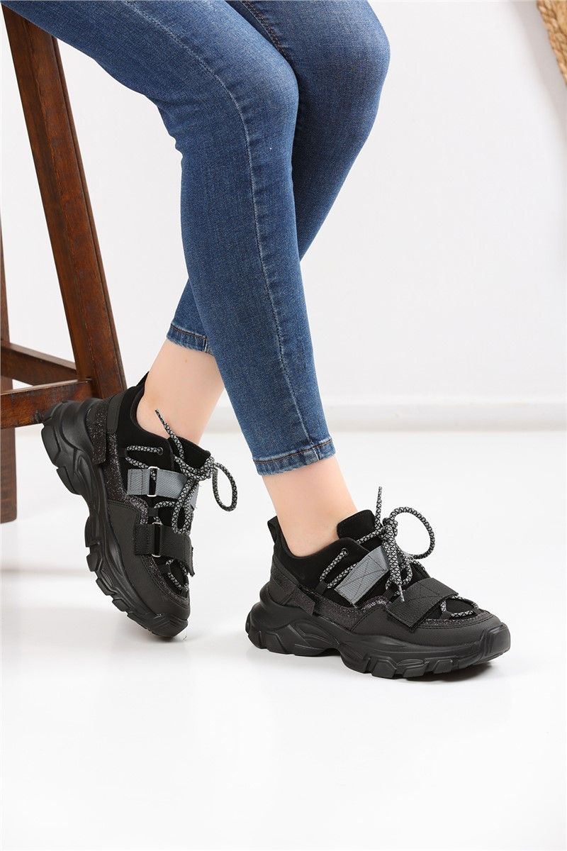 Women's Sports Shoes PSM075 - Black #361139