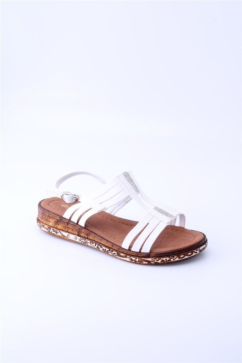 Ženske sandale 125-08 - bijele #360065