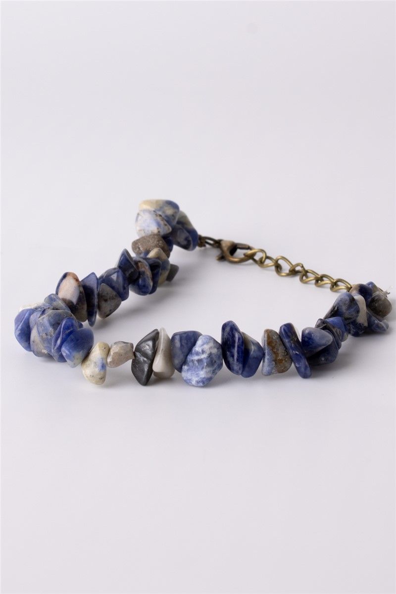 Women's Natural Stone Bracelet - Blue #360792