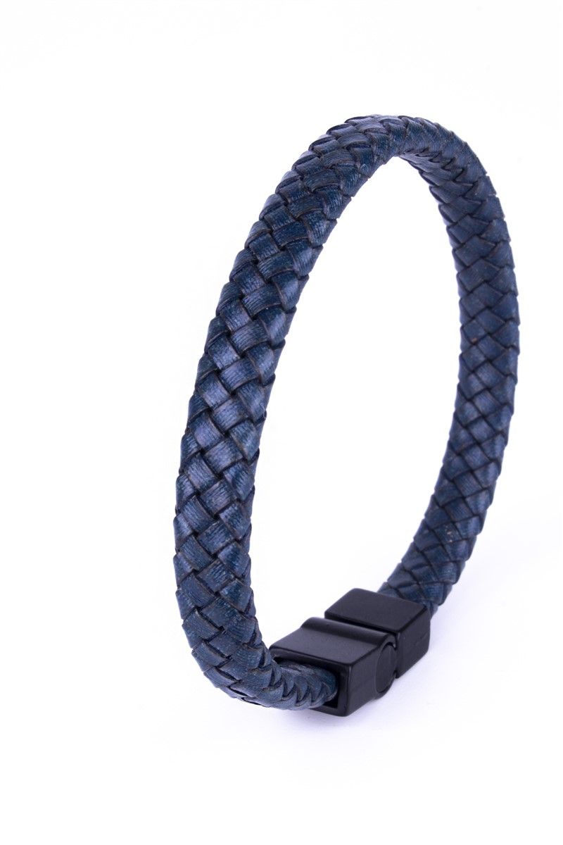 Unisex Leather Bracelet - Blue #360885