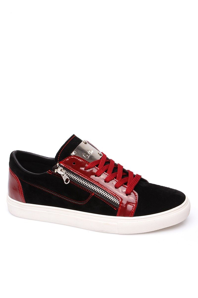 Men's Shoes - Black, Red #5675946