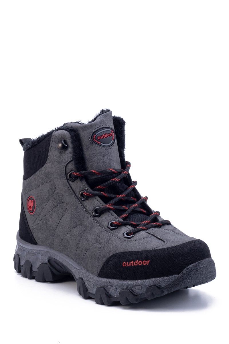 Unisex Hiking Boots 4054U - Smoke Gray #361570