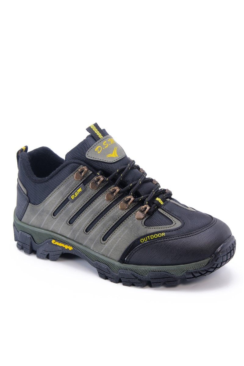 Unisex Hiking Boots DSM1 - Khaki with Black #360777