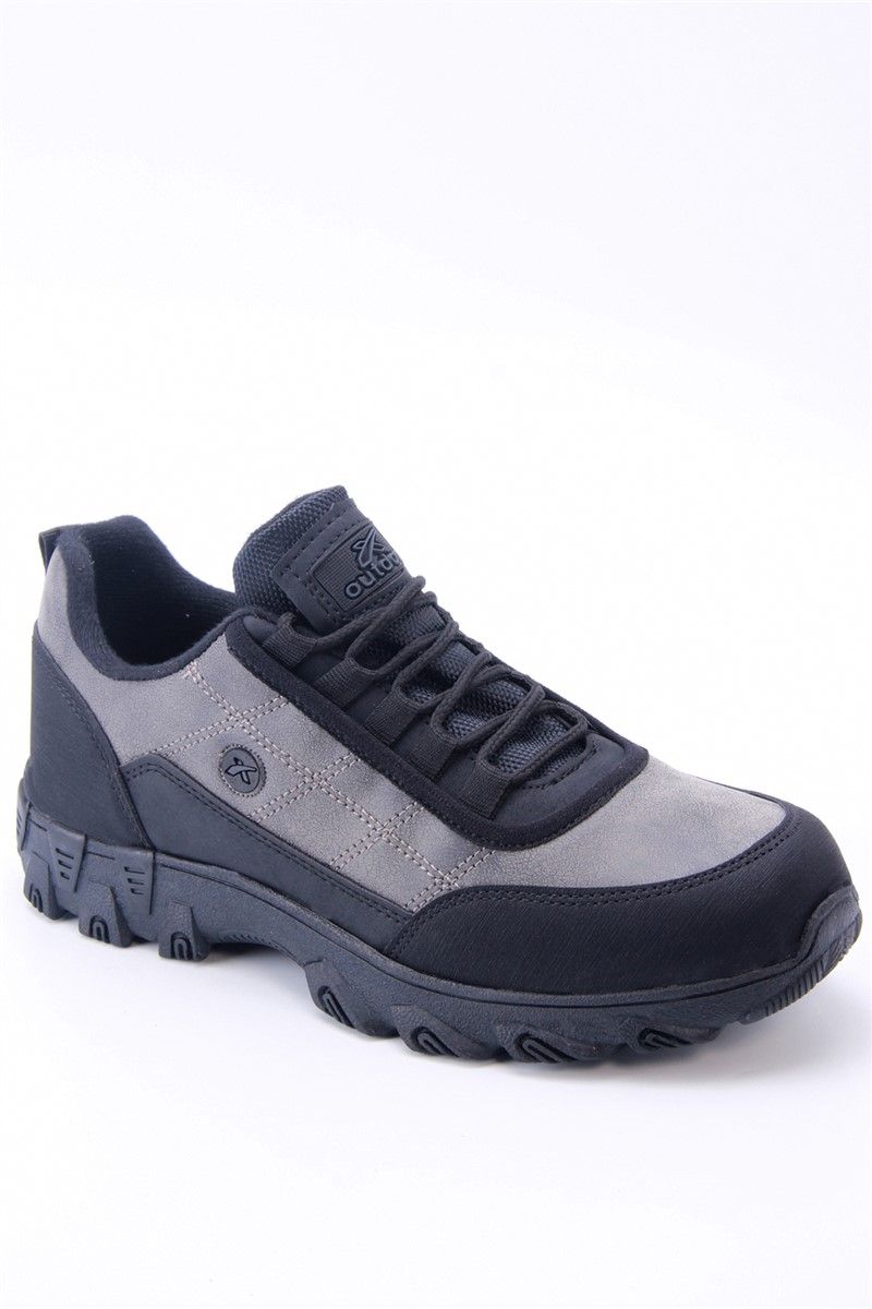 Unisex planinarske čizme EZ06 -  sive s crnim #360989
