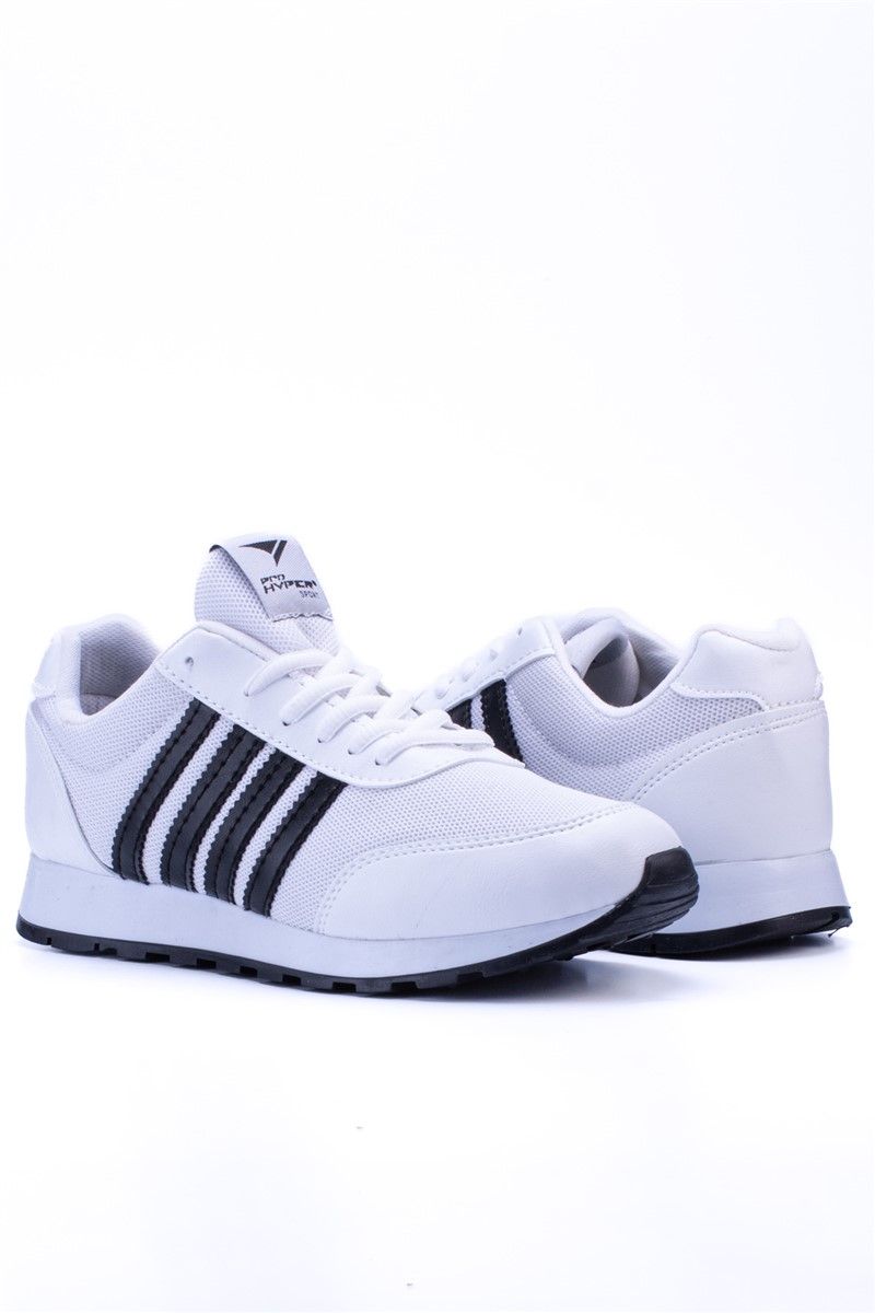 Uniszex sportcipő 1802 - fehér / fekete #371749