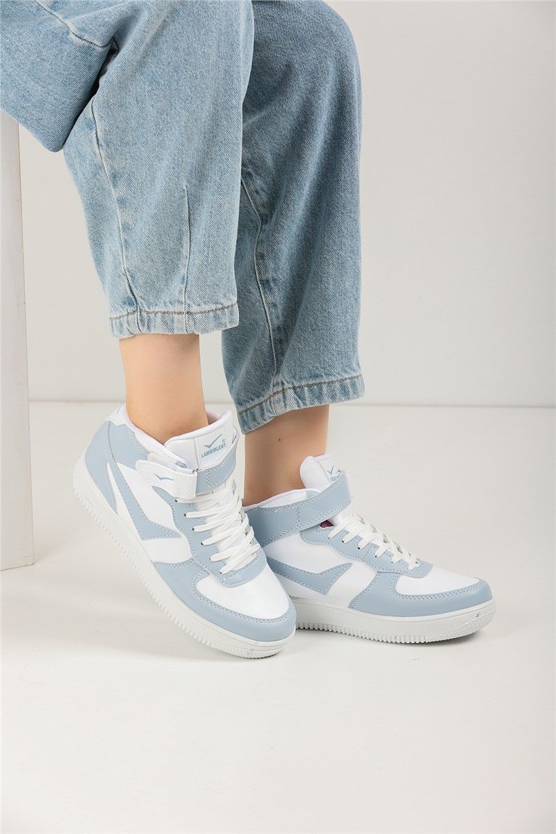 Unisex sportske cipele 2185 - bijele s plavom #360131