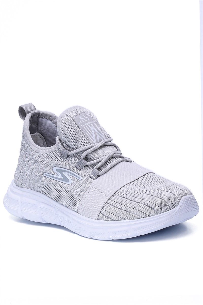 PS081 Unisex Tricot Sports Shoes - Gray #363353