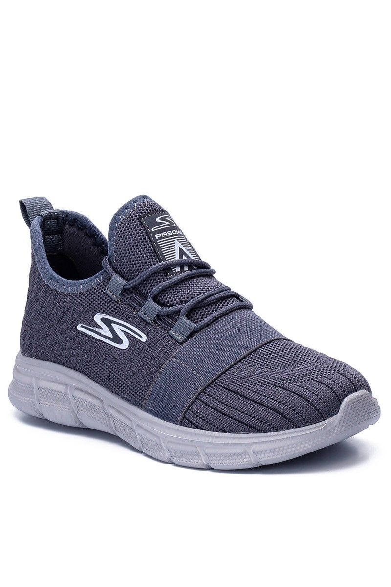 Unisex sportske cipele od tekstila PS081 - Dimno siva #363354