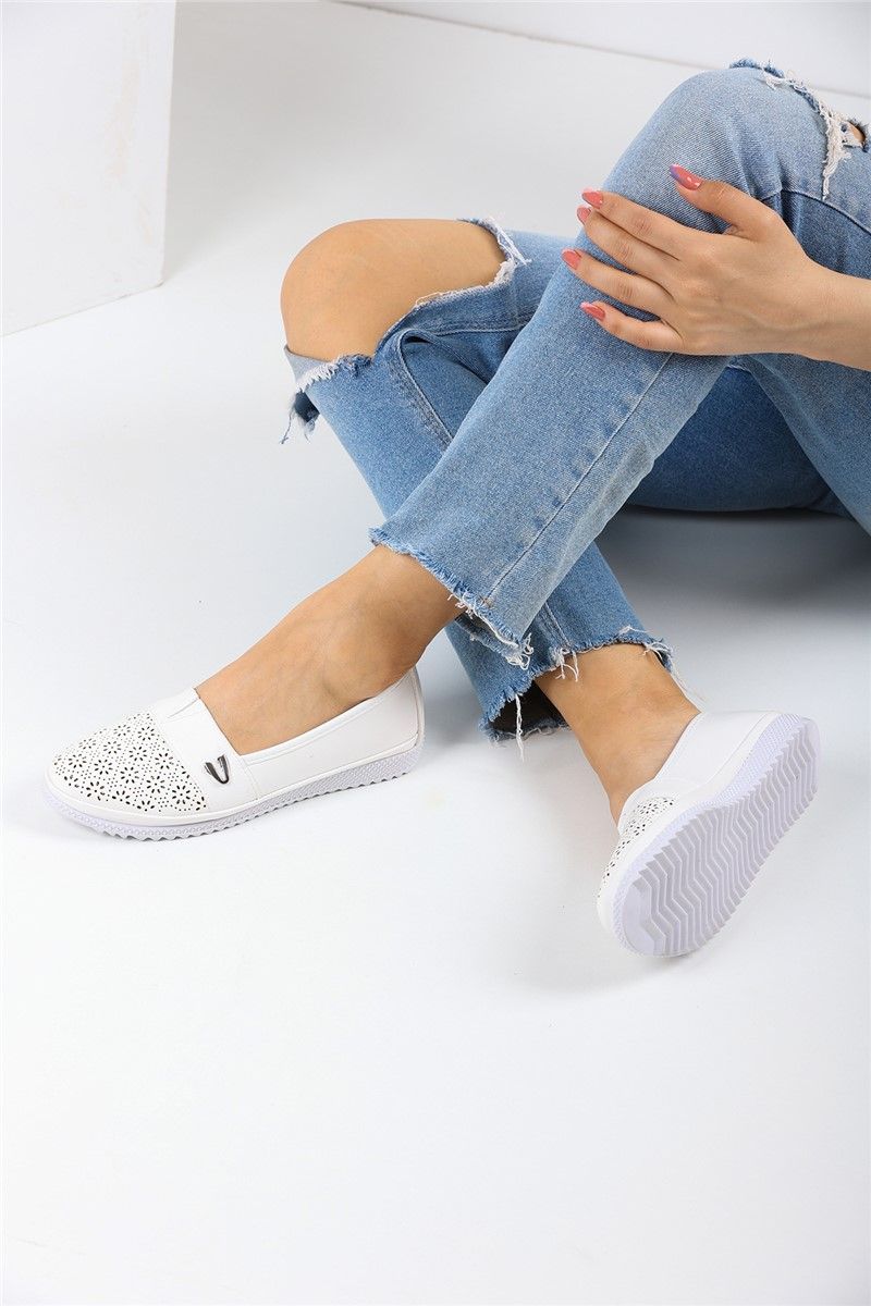 Women's Casual Shoes 7001 - White #360457