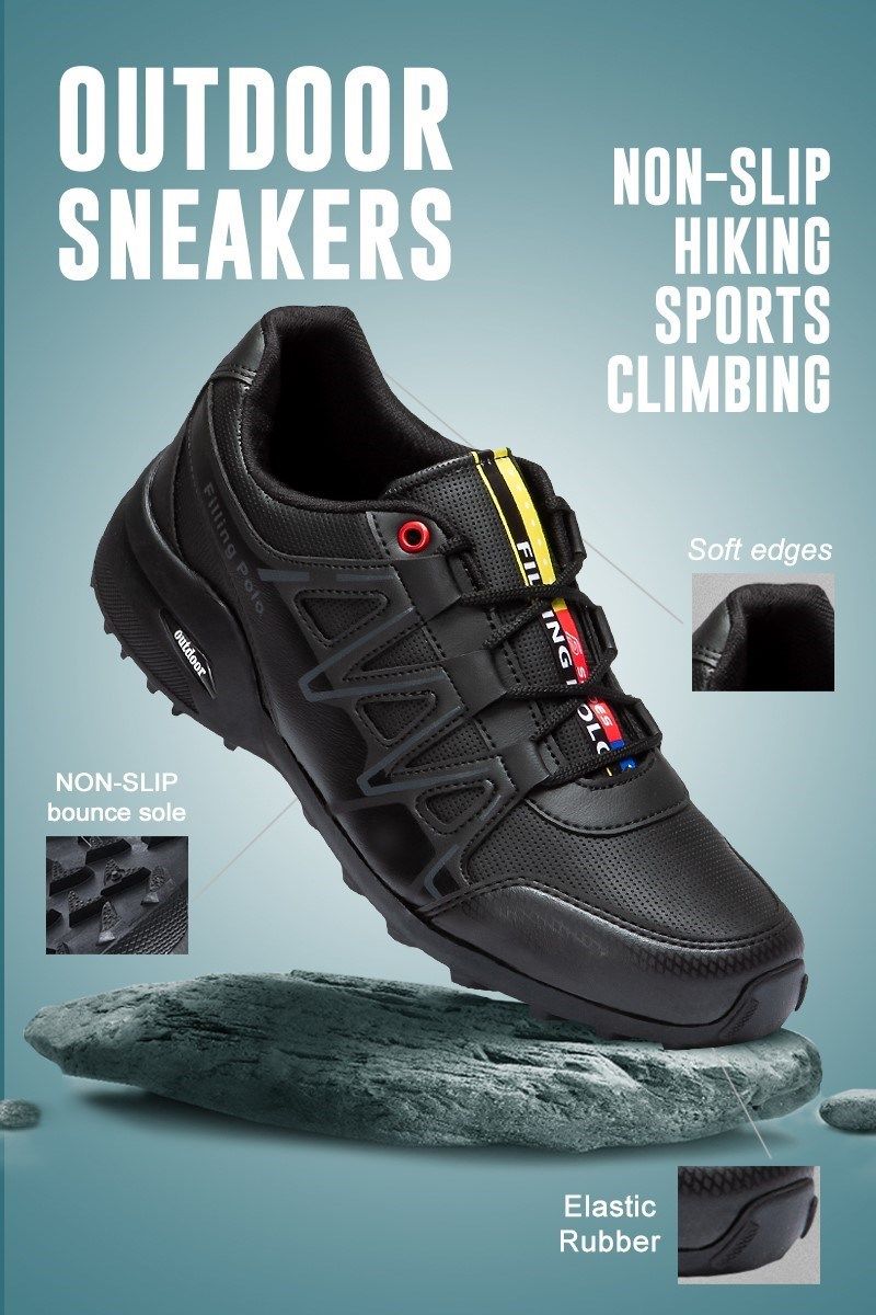 Men's Hiking Shoes - Black #988142