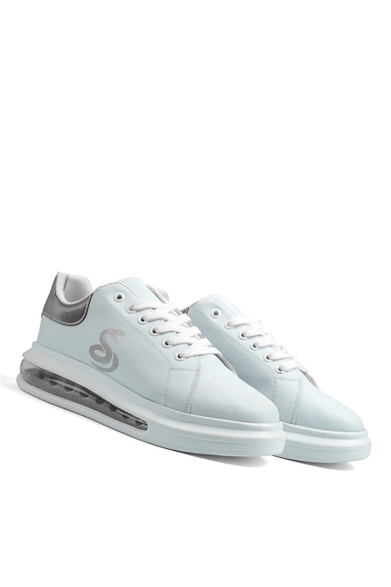 ALEXANDER GARCIA muške sportske cipele - bijela sa srebrnom 20231011004