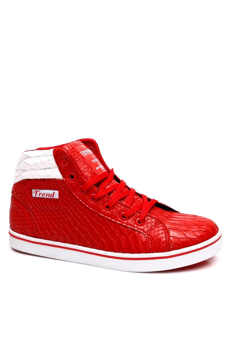 Men's Shoes - Red #254
