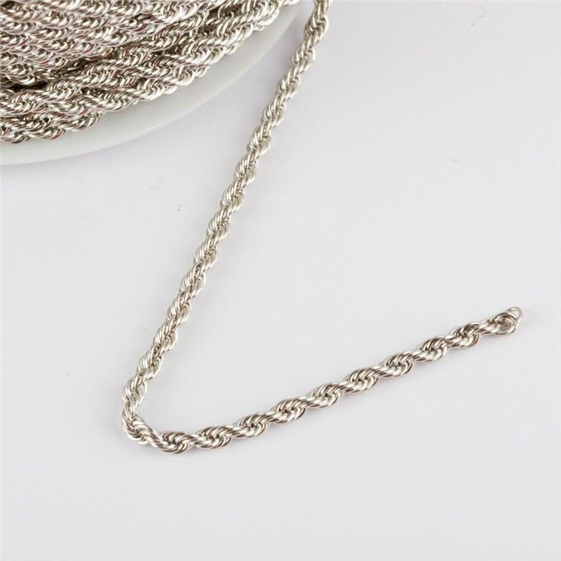 Chain with beads - Silver #279676