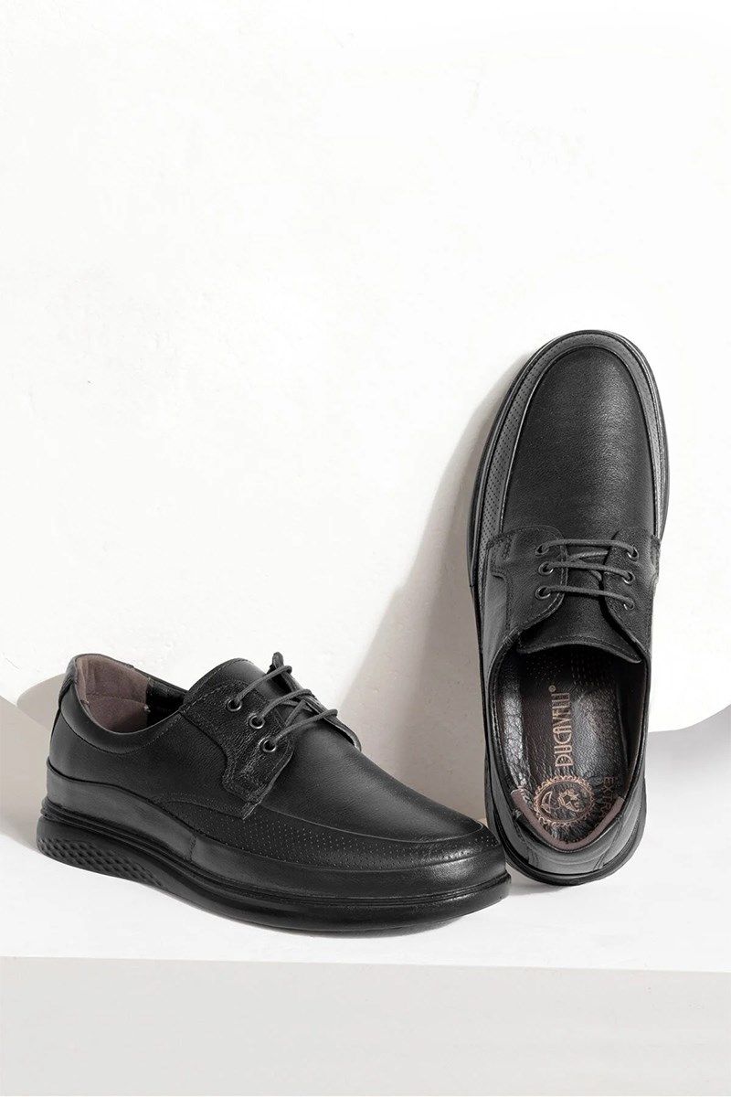 Ducavelli Men's leather shoes - Black #333220