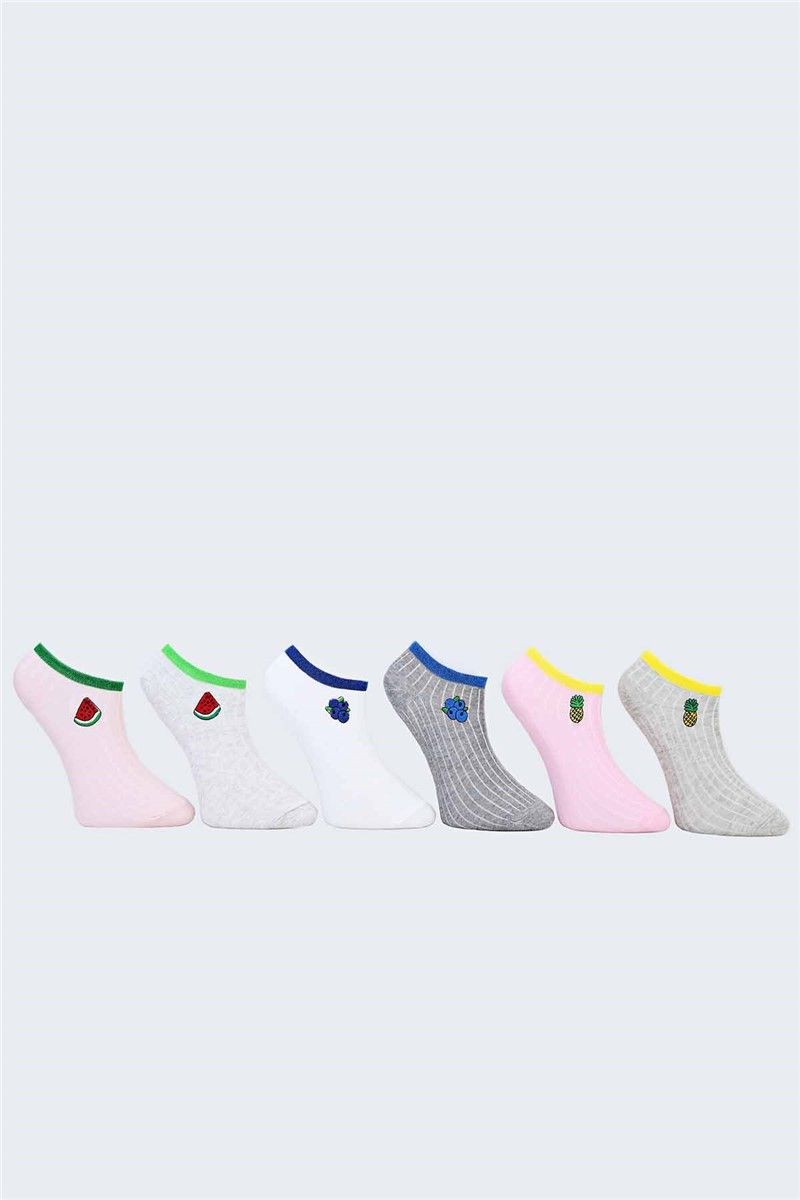 Women's socks 6 pcs. 36- 40 # 311169