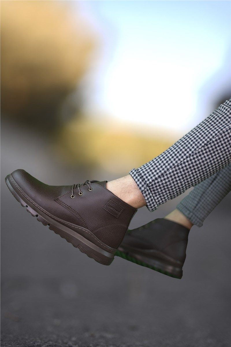 Men's Lace Up Boots 0012652 - Brown #402581