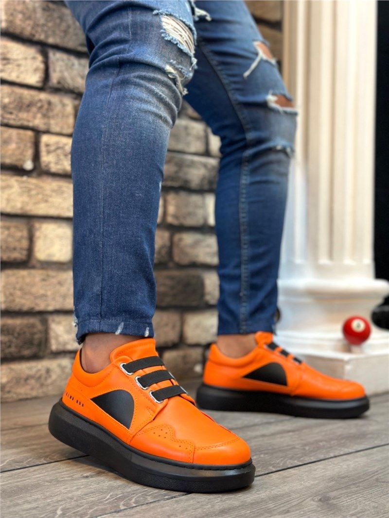 Férfi cipő BA0302 - narancssárga #401992