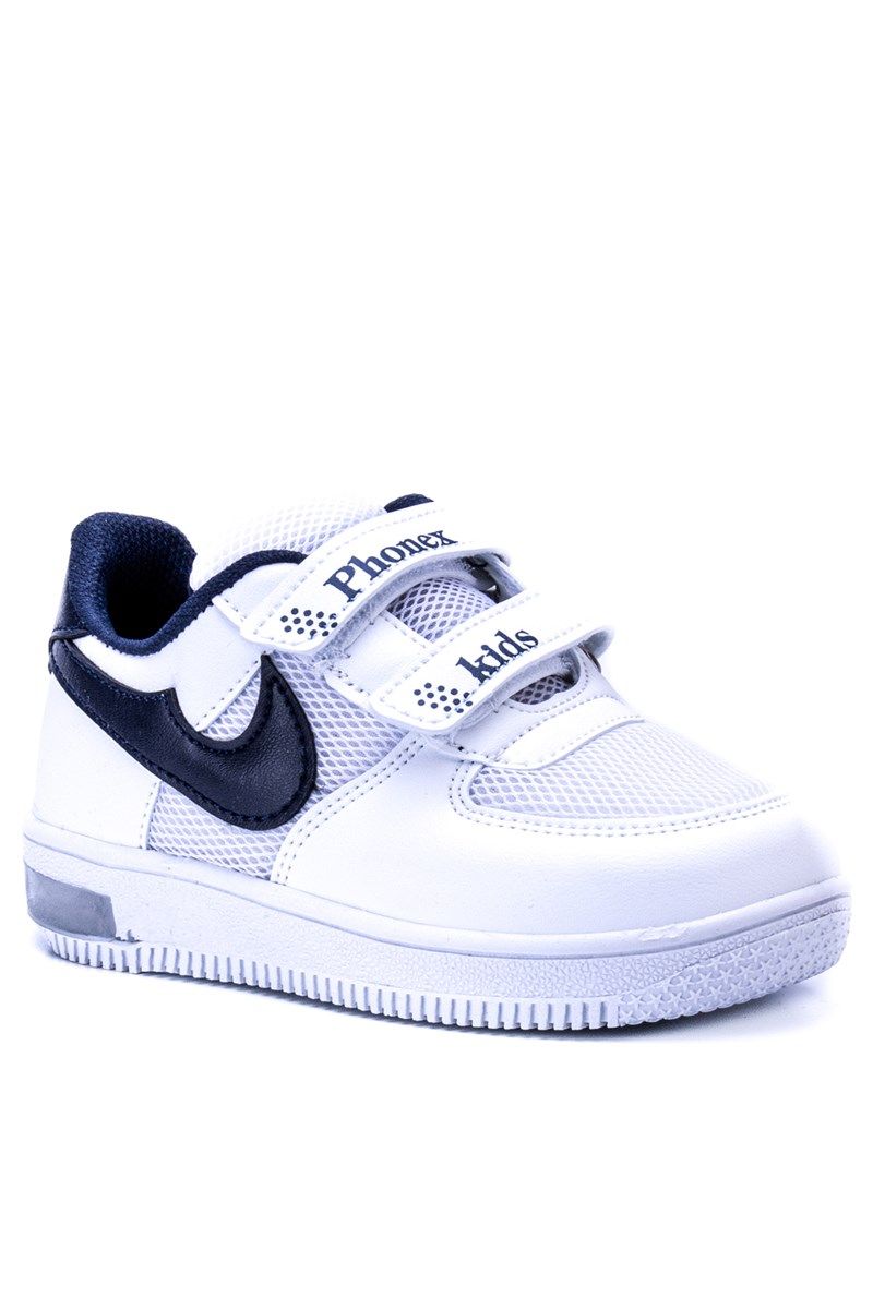 Children's Velcro Sports Shoes 2091 - White #393303