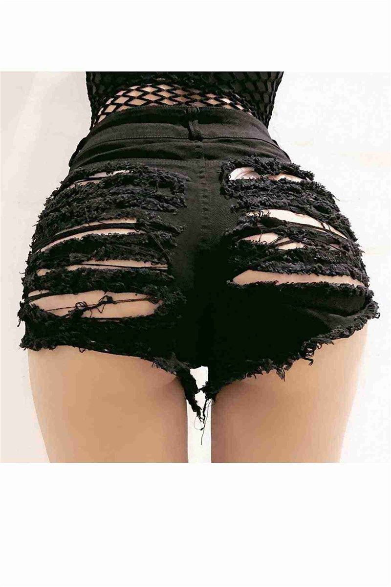 Ženske traper kratke hlače - crne #385812