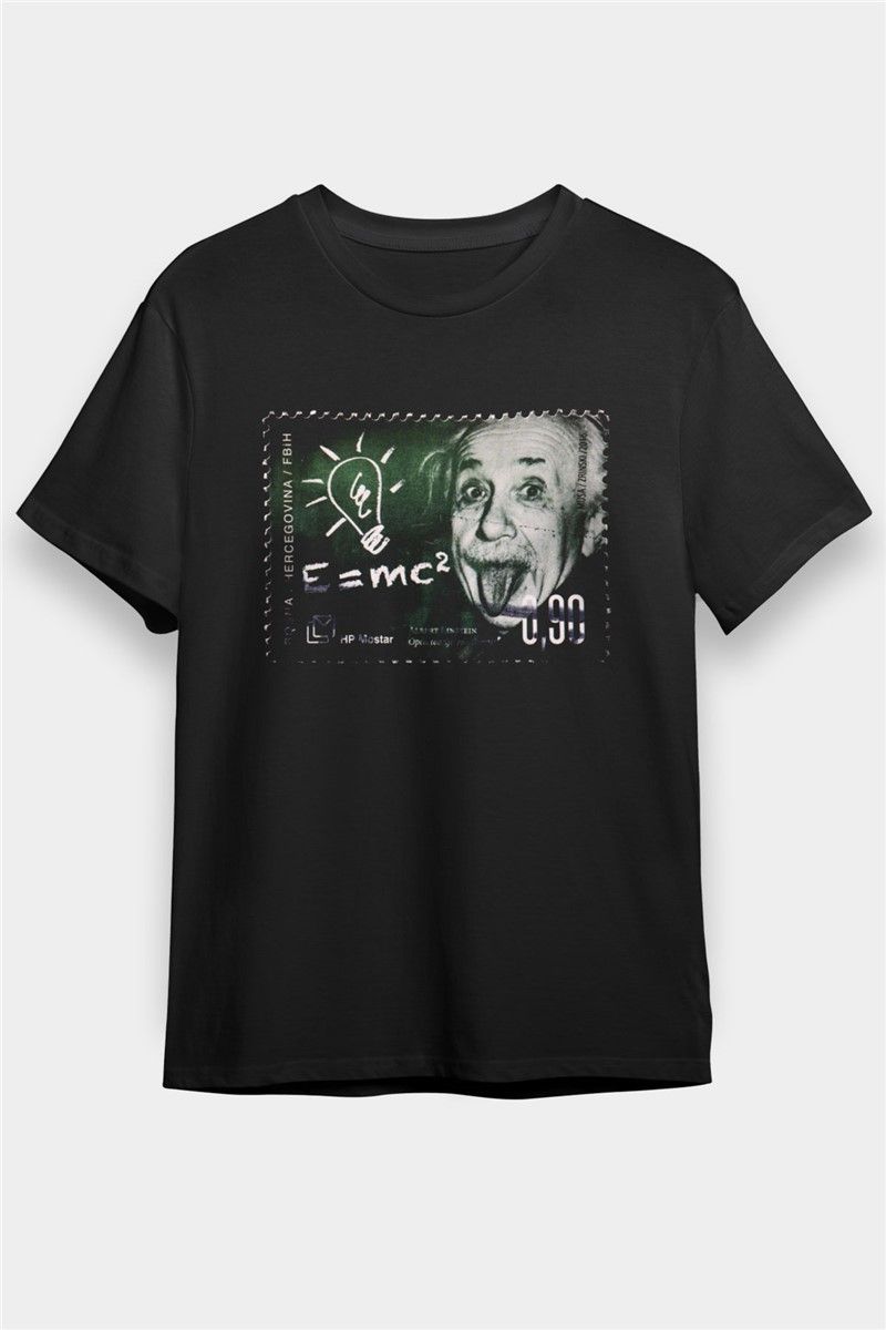 Unisex Print T-Shirt - Black #375743