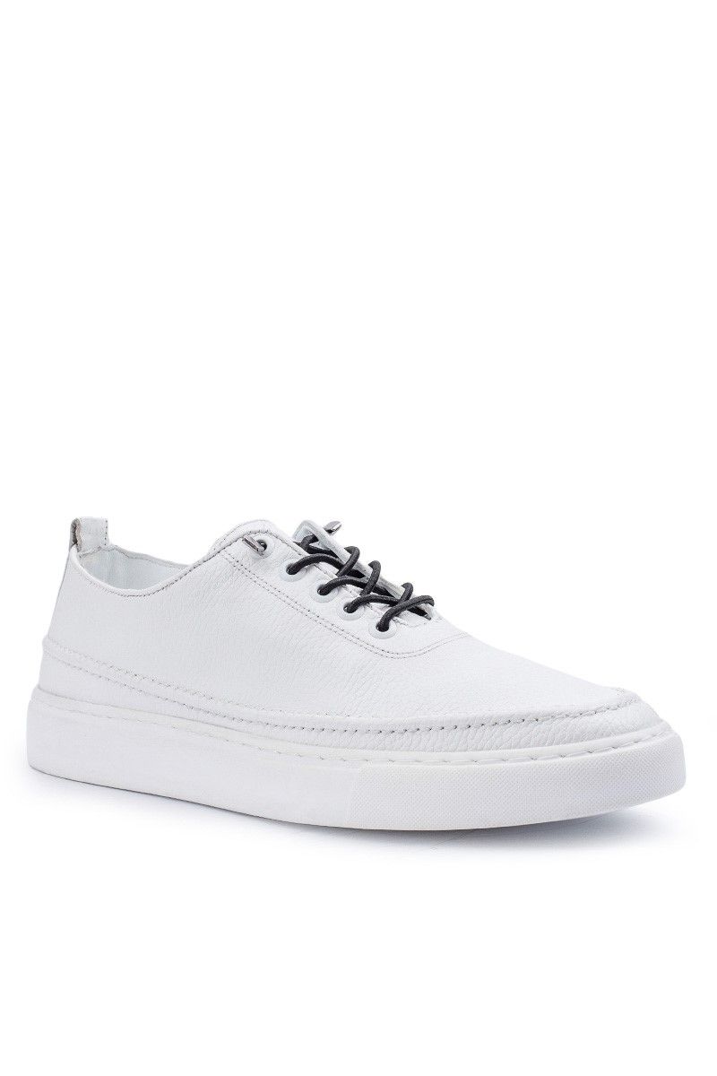 ALEXANDER GARCIA Men's Genuine Leather Casual Shoes - White 20230321084
