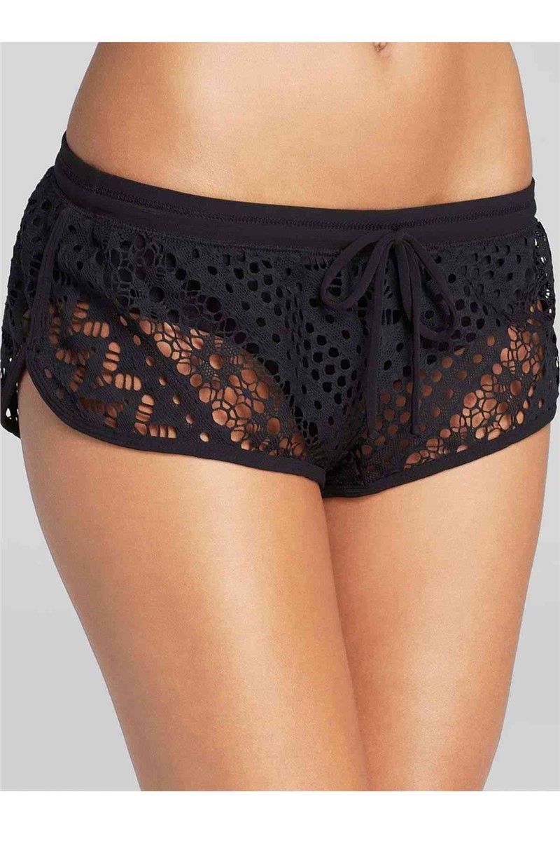 Women's lace shorts - Black # 310266