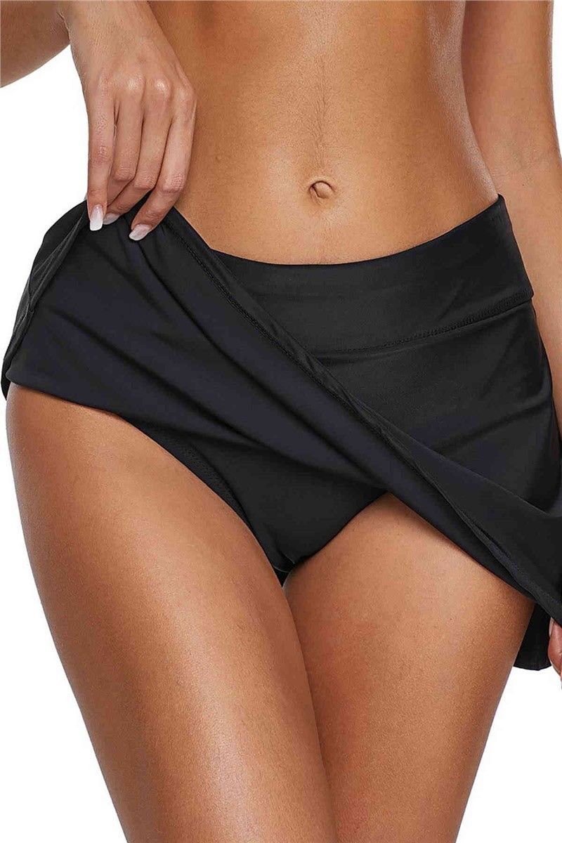 Seksi kratka suknja s bikinijem - Crna # 310342